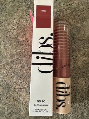 Dibs Go To Glossy Balm in Mims - Rose Pink Shimmer